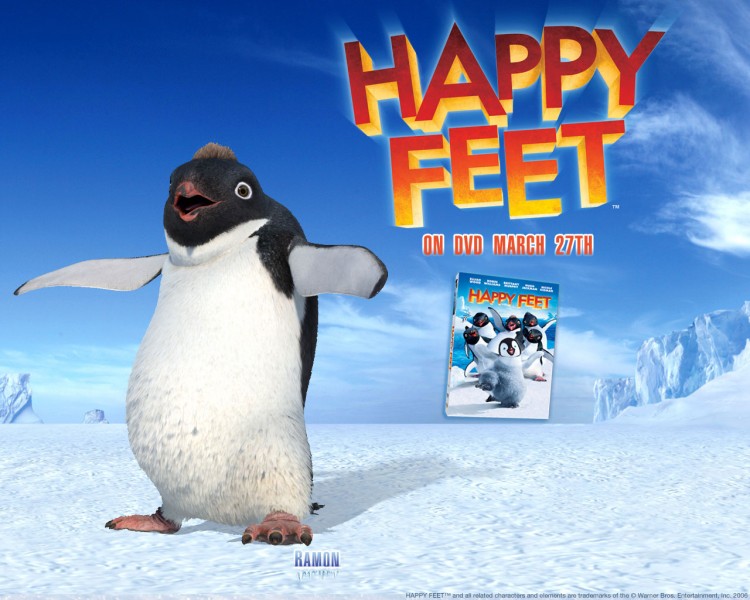 Wallpapers Cartoons Happy Feet Wallpaper N186542