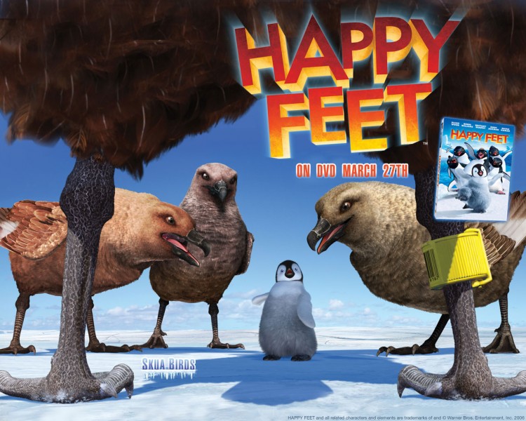 Wallpapers Cartoons Happy Feet Wallpaper N186543