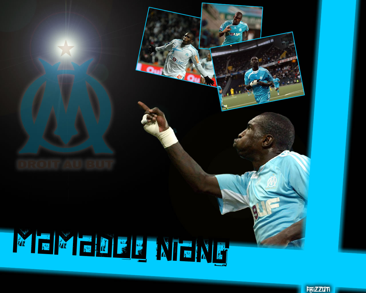 Fonds d'cran Sports - Loisirs OM Mamadou Niang - Olympique de Marseille (OM)