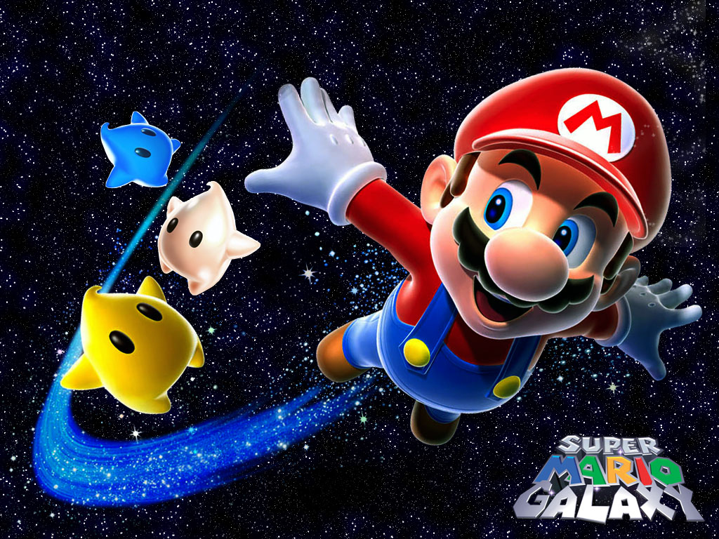 Wallpapers Video Games Super Mario Galaxy Mario in the sky