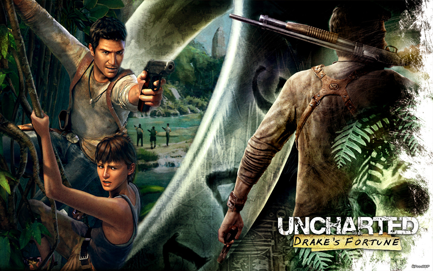 Fonds d'cran Jeux Vido Uncharted : Drake's Fortune Uncharted Drake's Fortune - 01