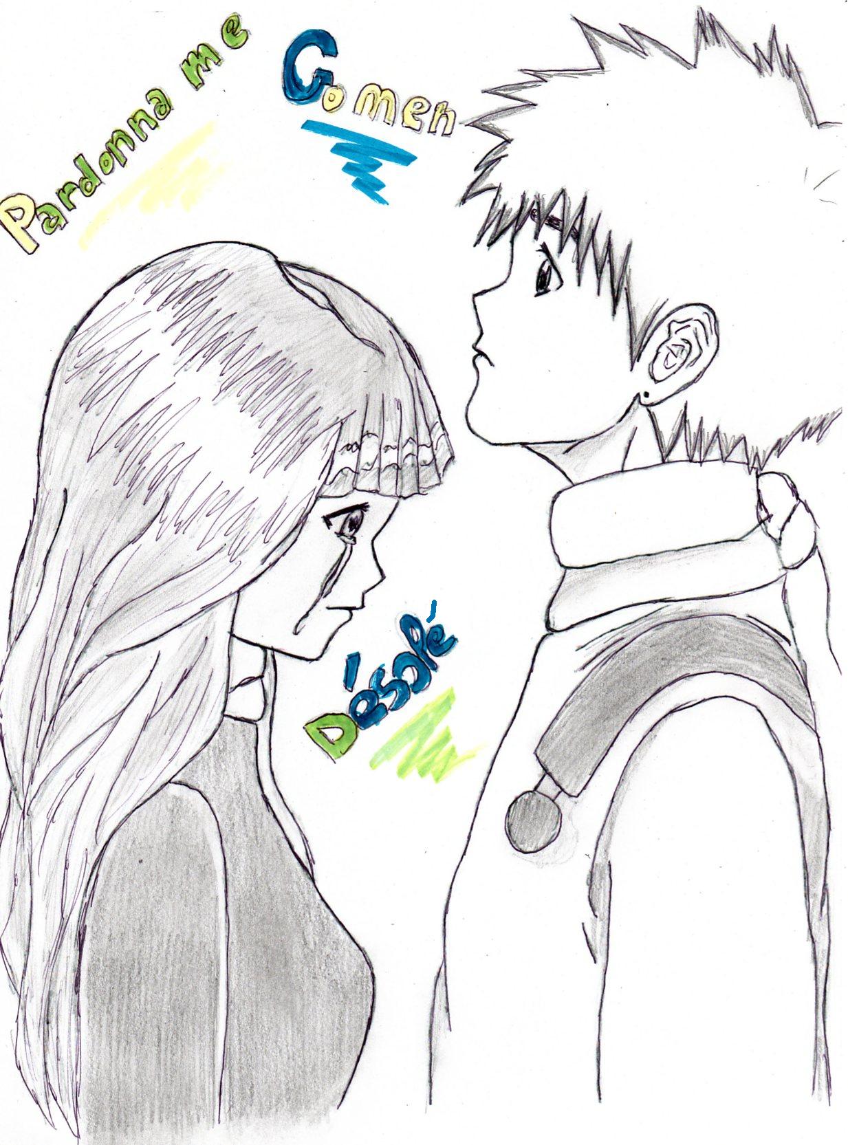 Fonds d'cran Art - Crayon Manga - Divers chec amoureux