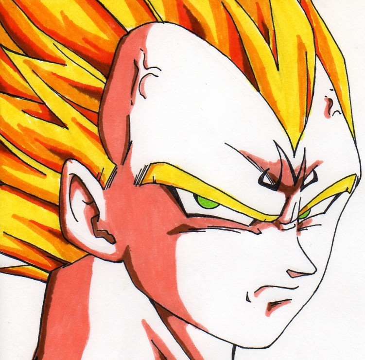 Wallpapers Art - Pencil Manga - Dragon Ball Z vgta