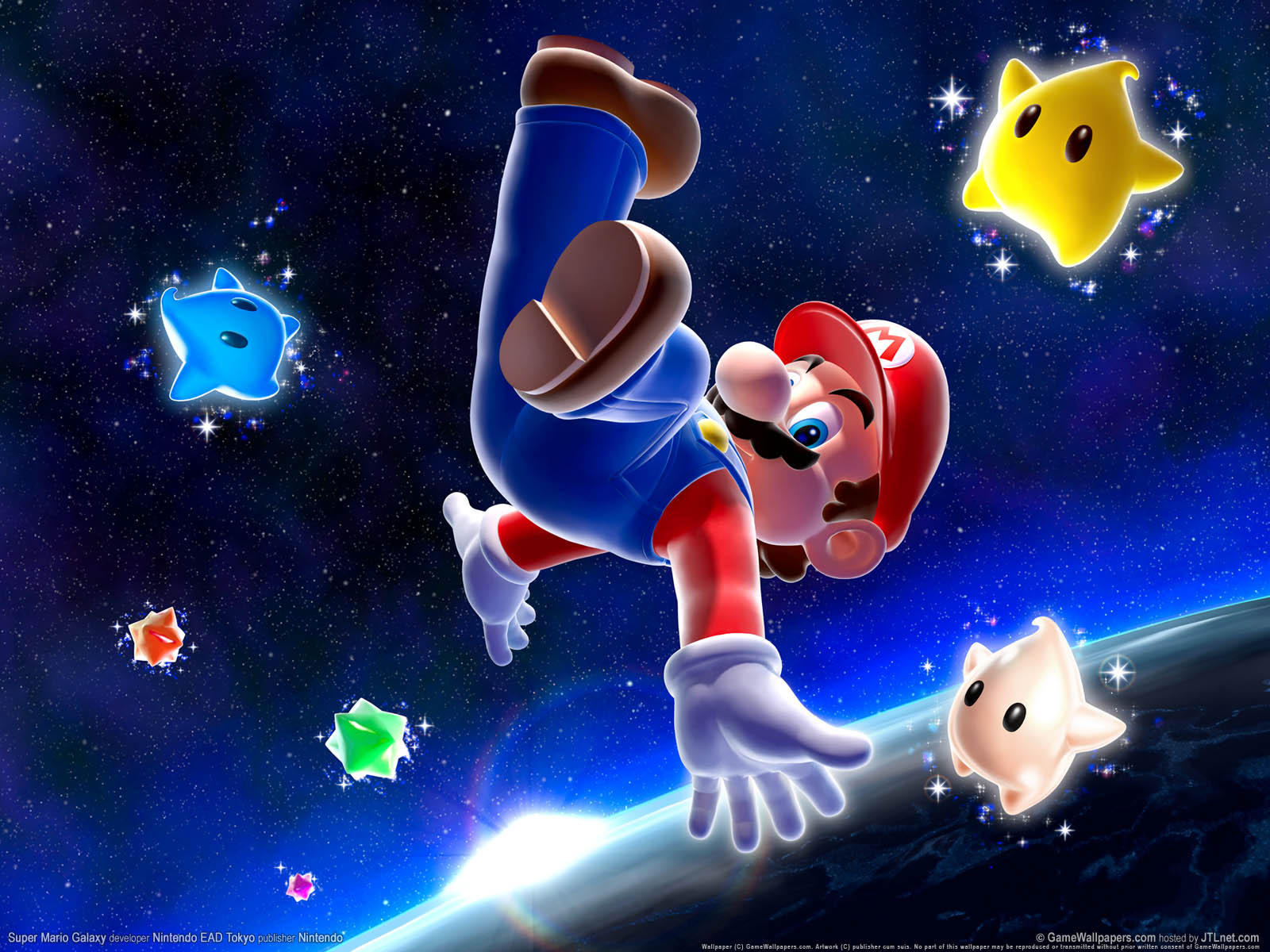 Fonds d'cran Jeux Vido Super Mario Galaxy 