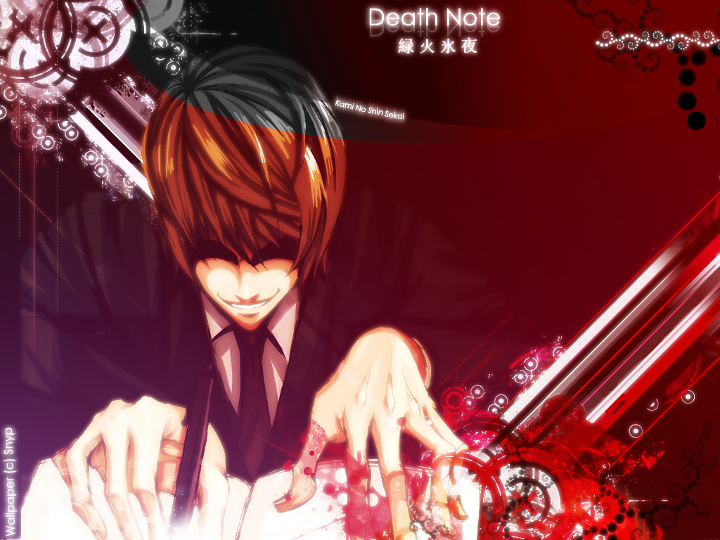 Fonds d'cran Manga Death Note Shin sekai no kami