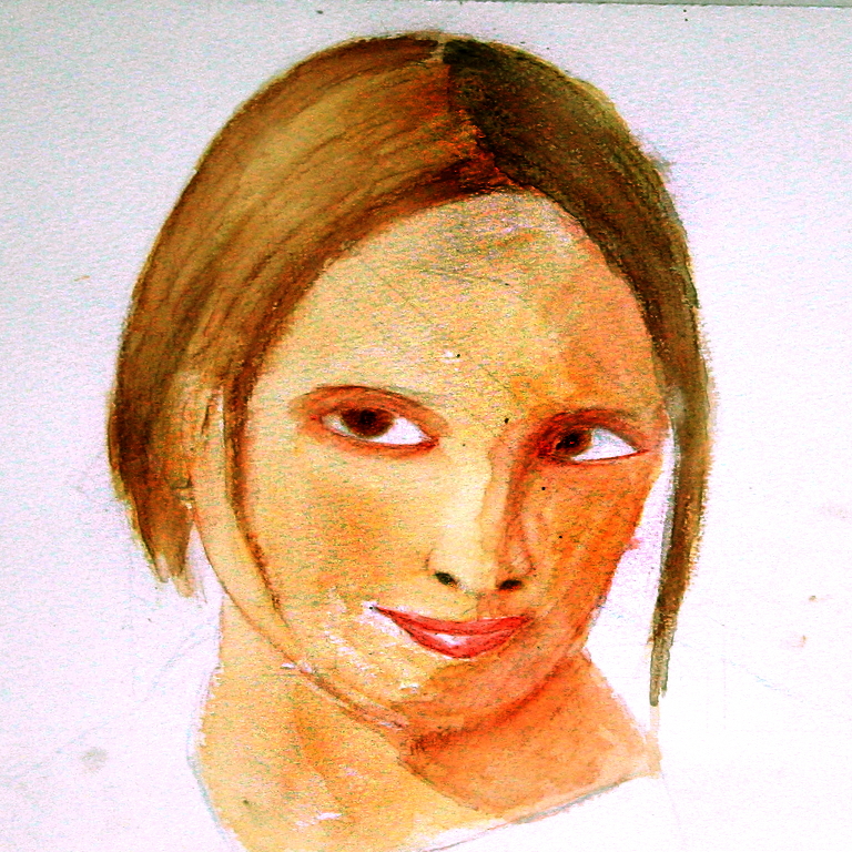 Wallpapers Art - Painting Portraits - Faces Portrait - Aquarelle