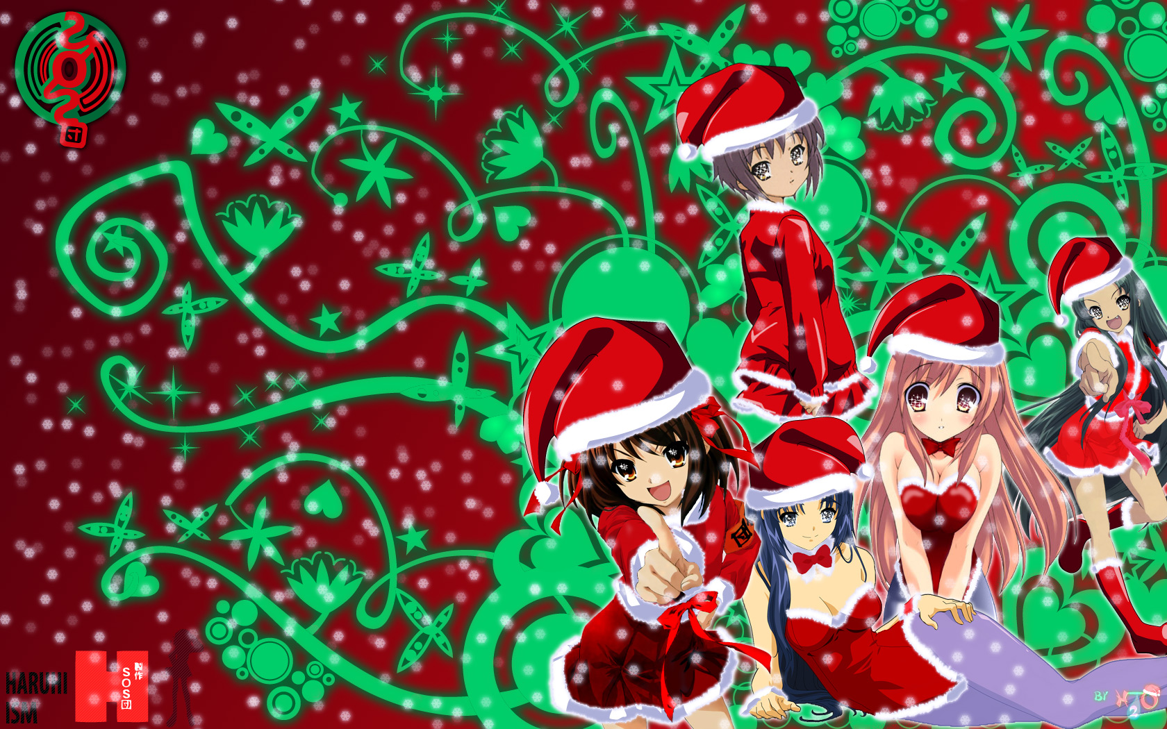 Wallpapers Manga Suzumiya Haruhi No Yuutsu Suzumiya Haruhi Xmas