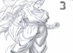 Wallpapers Art - Pencil Sangoku sayen 3