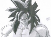 Fonds d'cran Art - Crayon Sangoku sayen 4