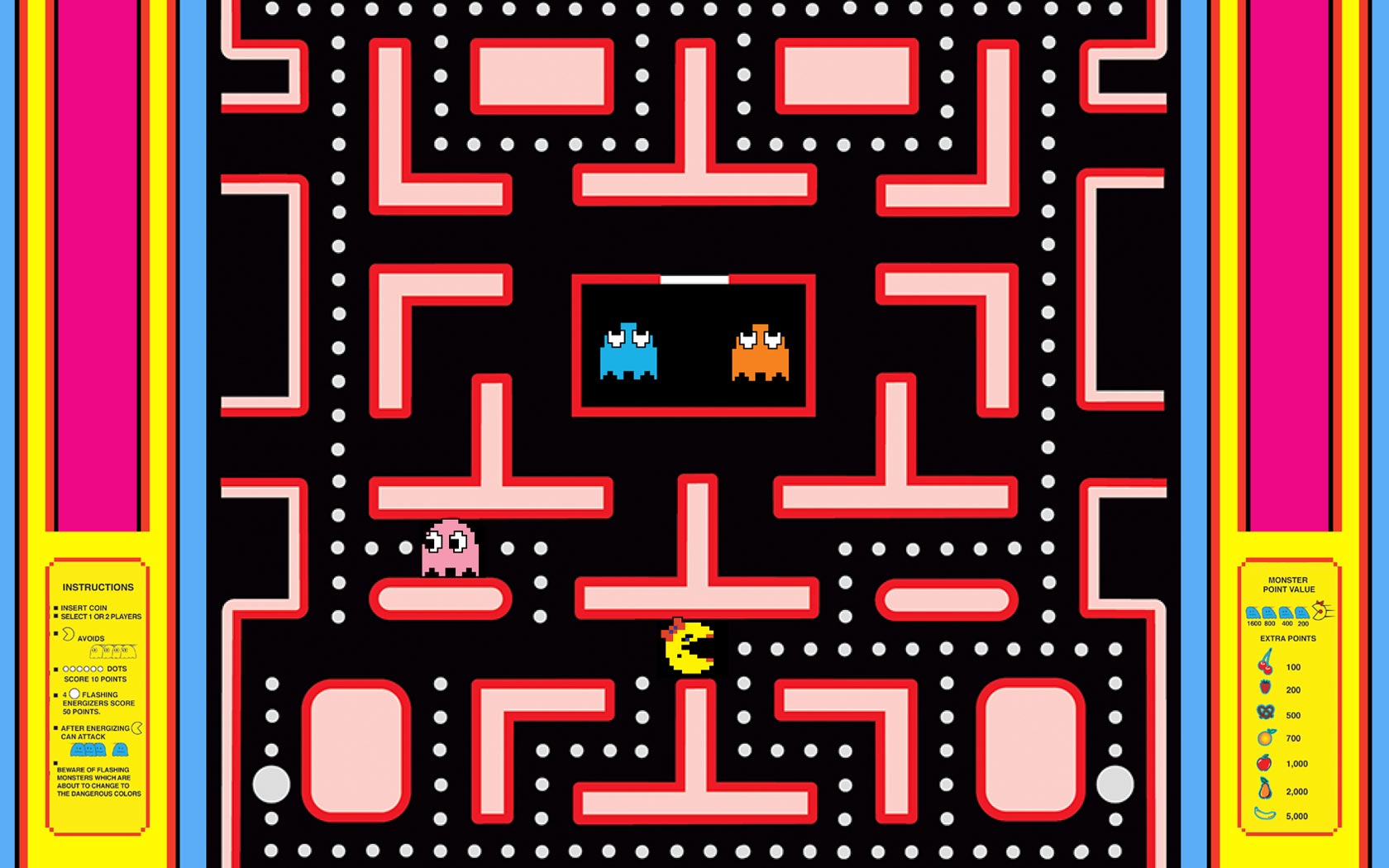 Fonds d'cran Jeux Vido Pac-man Pac man