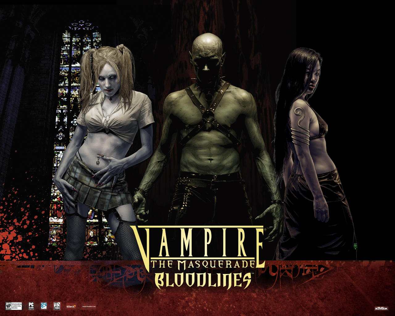 Fonds d'cran Jeux Vido Vampire : La Mascarade - Bloodlines 