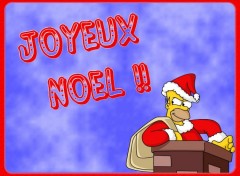 Wallpapers Cartoons Homer noel