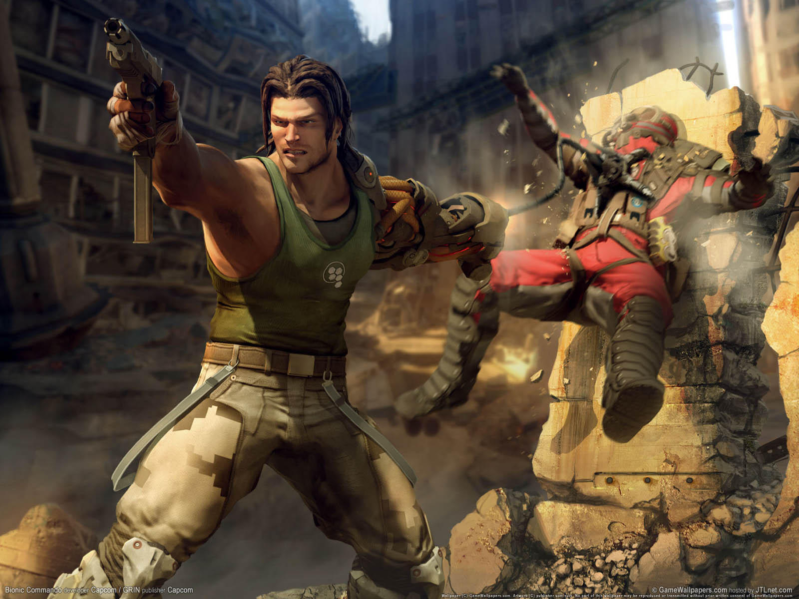 Fonds d'cran Jeux Vido Bionic Commando 