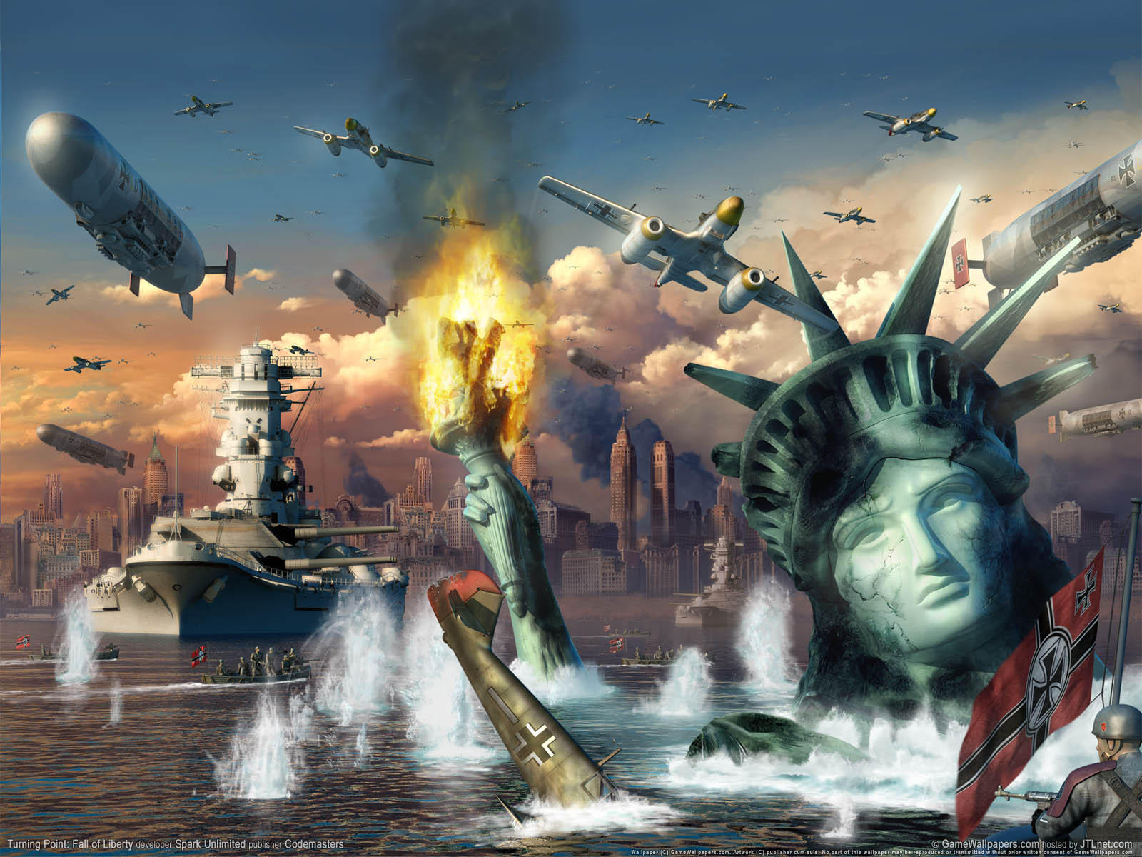 Wallpapers Video Games Turning Point : Fall of Liberty 