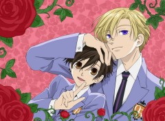 Fonds d'cran Manga tamaki et haruhi