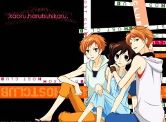 Fonds d'cran Manga hikaru, kaoru et haruhi