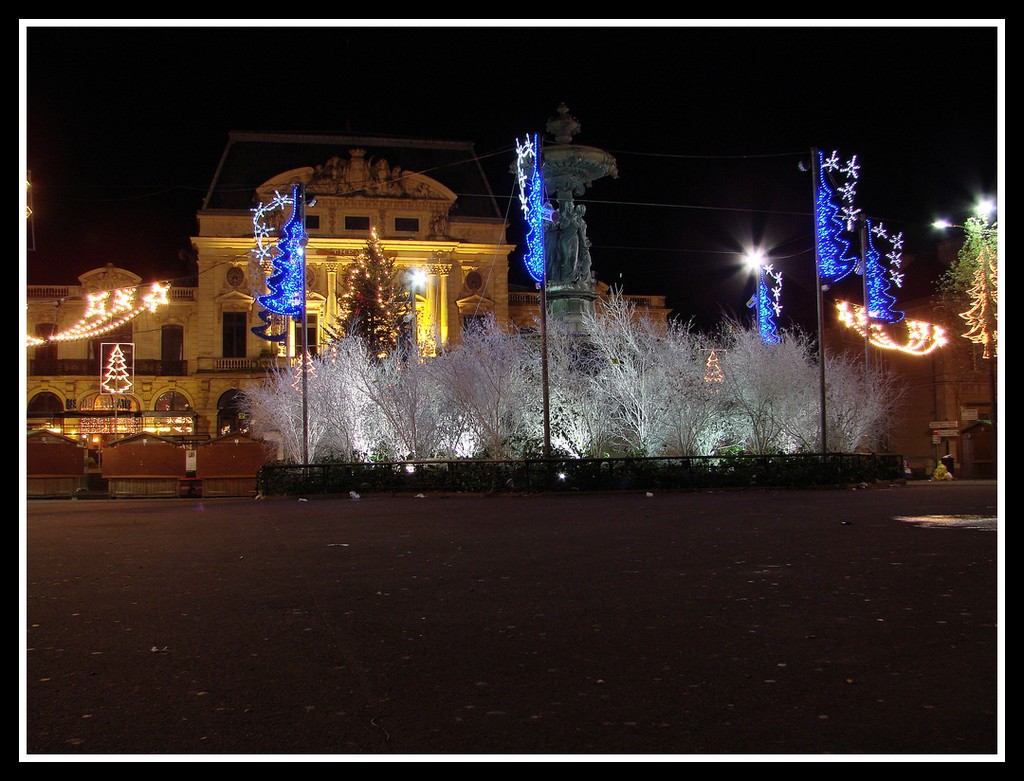 Fonds d'cran Abstrait - Art Lumire place de la fontaine ,Cherbourg (50) ...