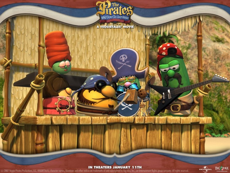 Fonds d'cran Dessins Anims The Pirates Who Don't Do Anything : a VeggieTales Movie Wallpaper N189779