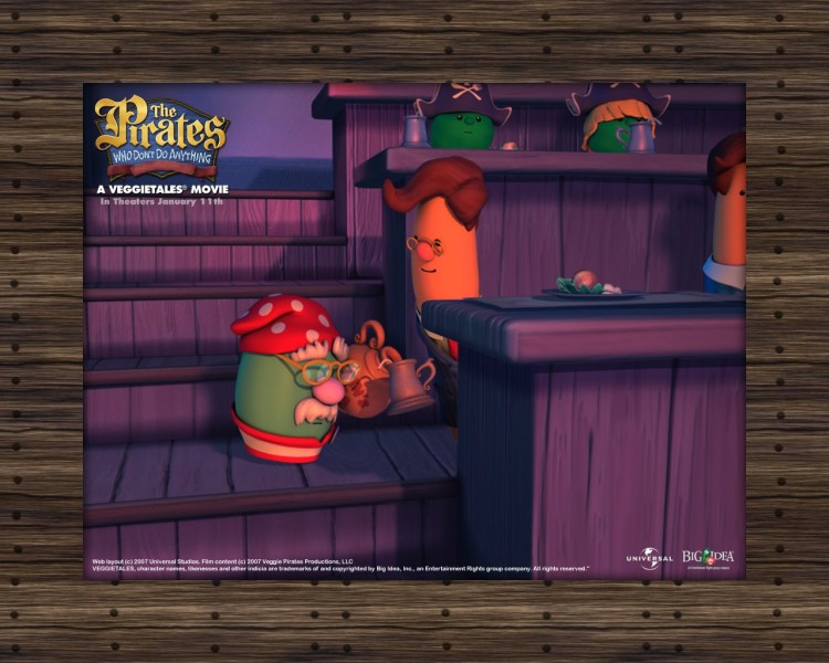 Fonds d'cran Dessins Anims The Pirates Who Don't Do Anything : a VeggieTales Movie Wallpaper N189868