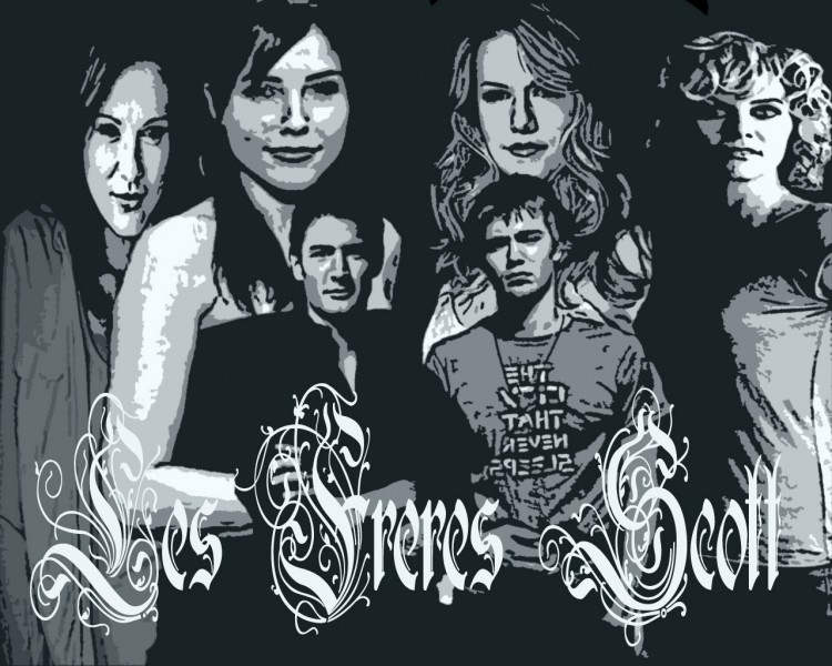 Fonds d'cran Sries TV Les Frres Scott (One Tree Hill) gang