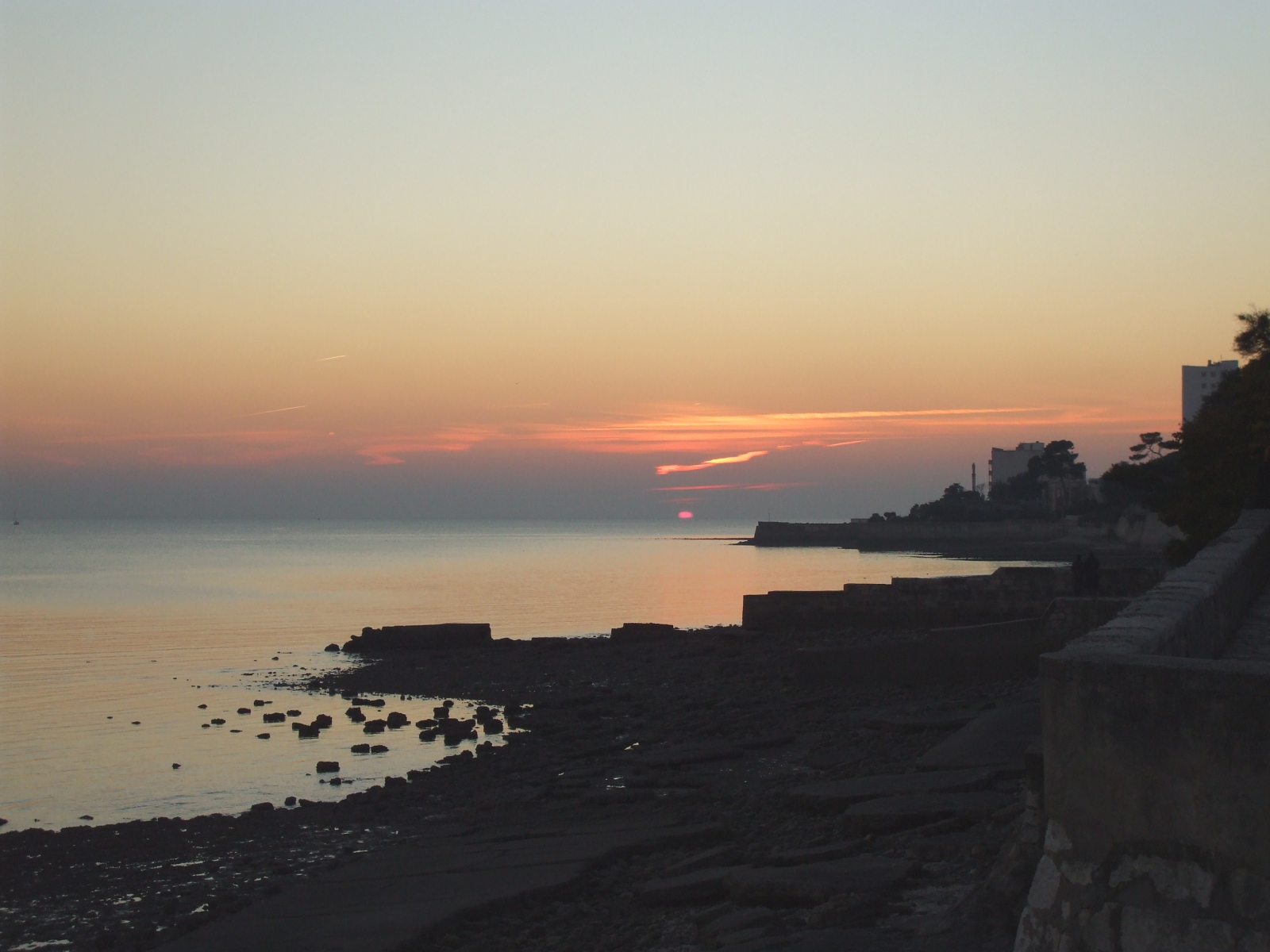 Fonds d'cran Nature Couchers et levers de Soleil Coucher de soleil  la rochelle