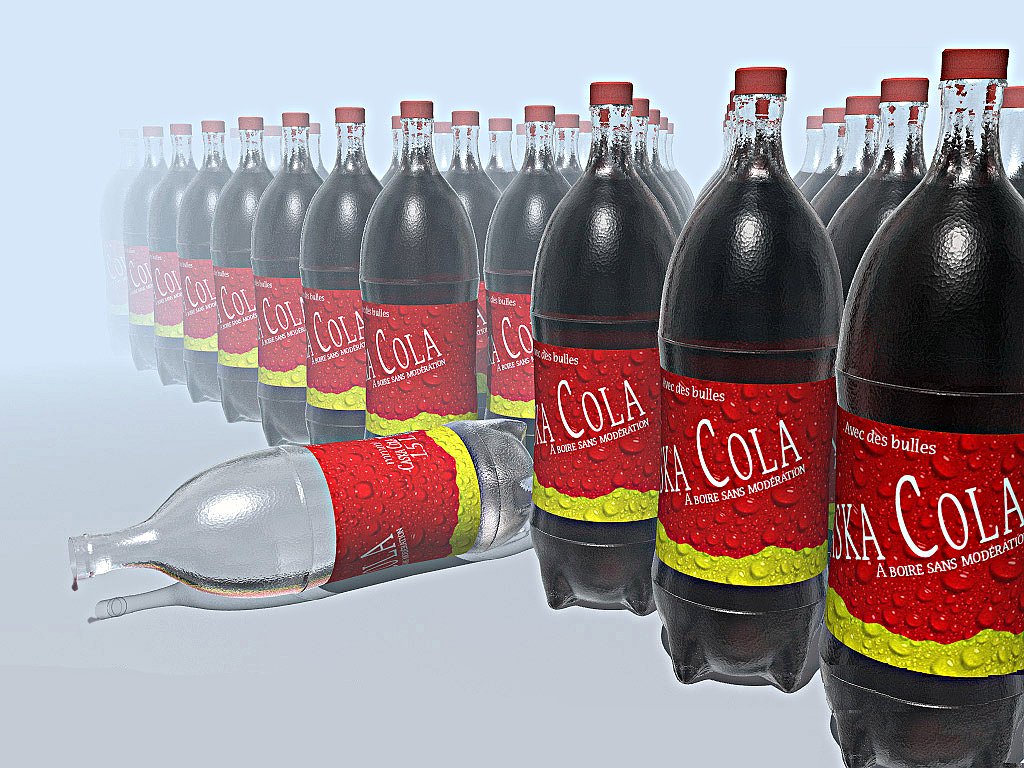 Fonds d'cran Art - Numrique 3D - Divers Coka Cola