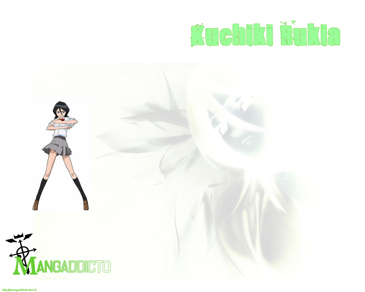 Fonds d'cran Manga Bleach Kuchiki Rukia