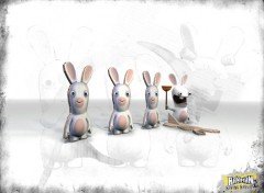 Wallpapers Video Games lapins crtins