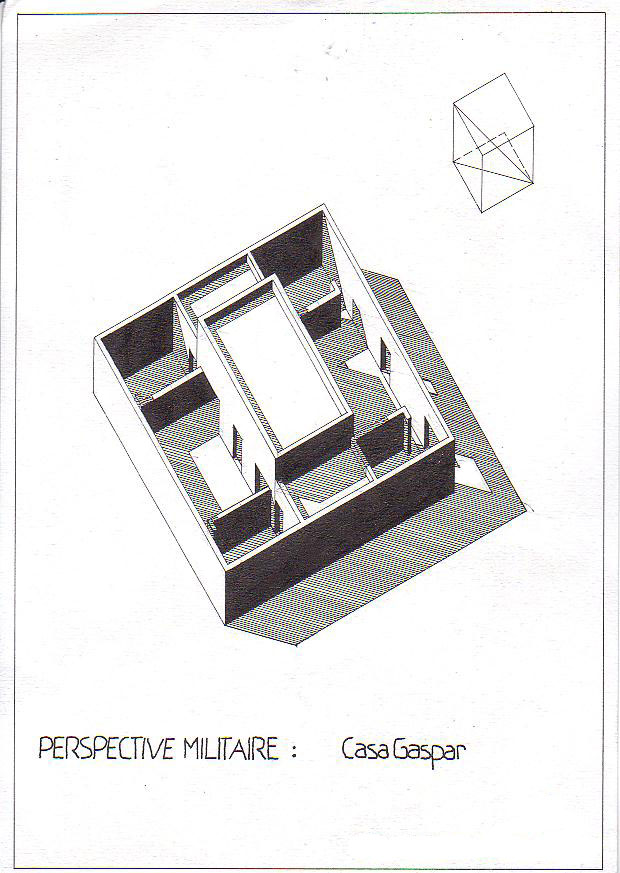 Fonds d'cran Art - Crayon Architecture - Urbanisme - Monument Casa Gaspar  l'isographe