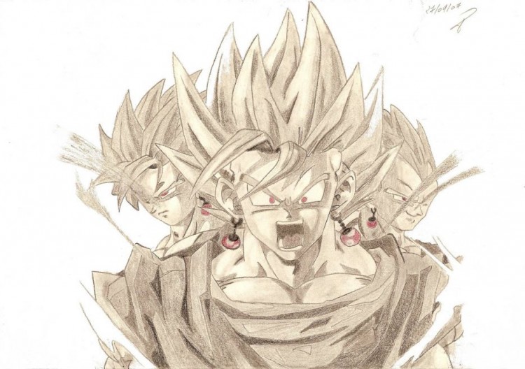 Wallpapers Art - Pencil Manga - Dragon Ball Z votez svp