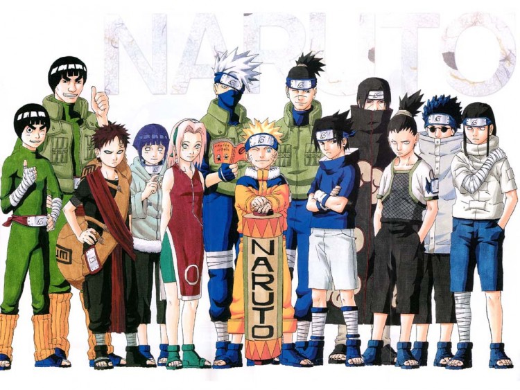 Fonds d'cran Manga Naruto Groupe