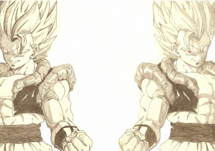 Fonds d'cran Art - Crayon Manga - Dragon Ball Z GOGETA votez svp