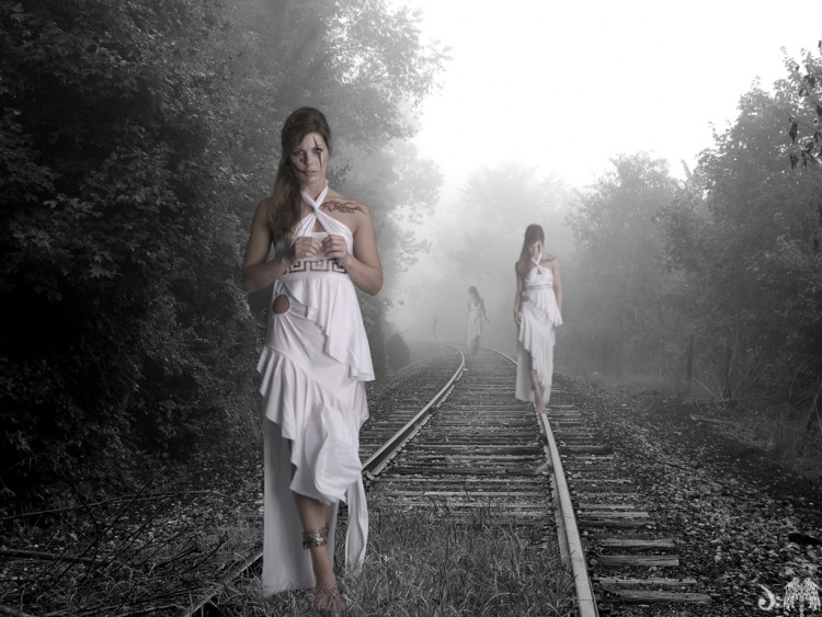 Wallpapers Digital Art Women - Femininity Railroad Spirit