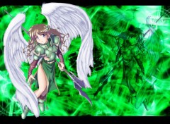 Fonds d'cran Manga greem angels