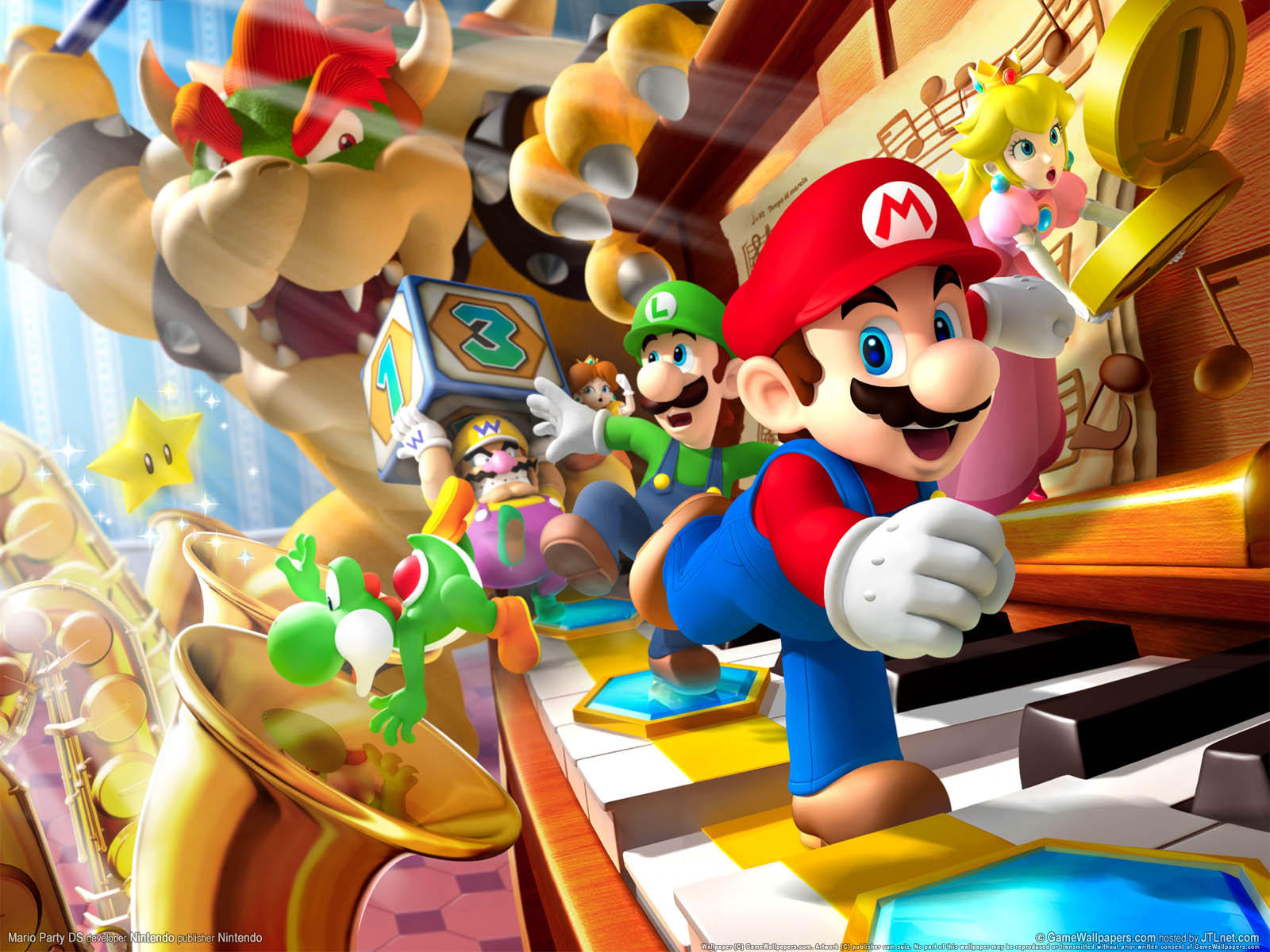 Fonds d'cran Jeux Vido Mario Party DS 