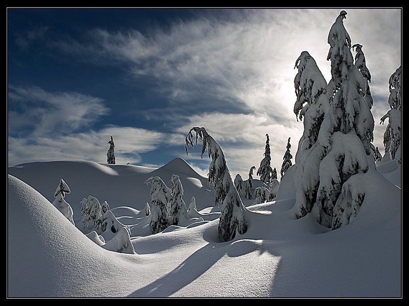 Wallpapers Nature Mountains neige au canada