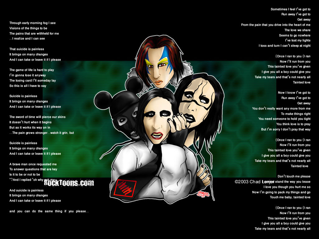 Fonds d'cran Musique Marilyn Manson 