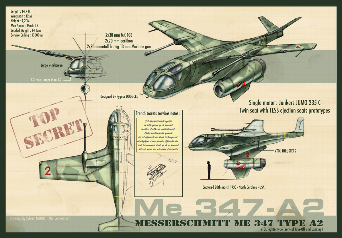 Fonds d'cran Art - Numrique Armes - Guerre messerschmitt Me347