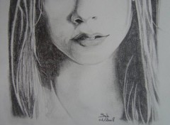 Fonds d'cran Art - Crayon Avril Lavigne