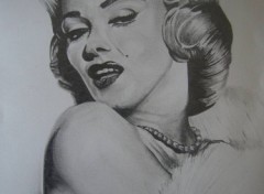 Fonds d'cran Art - Crayon Marylin Monroe