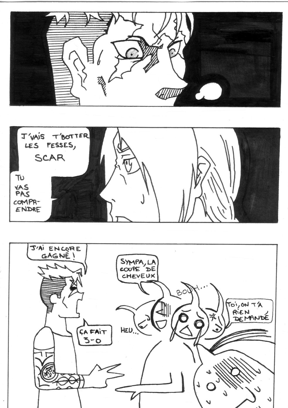 Fonds d'cran Art - Crayon Manga - Fullmetal Alchemist Comic strip