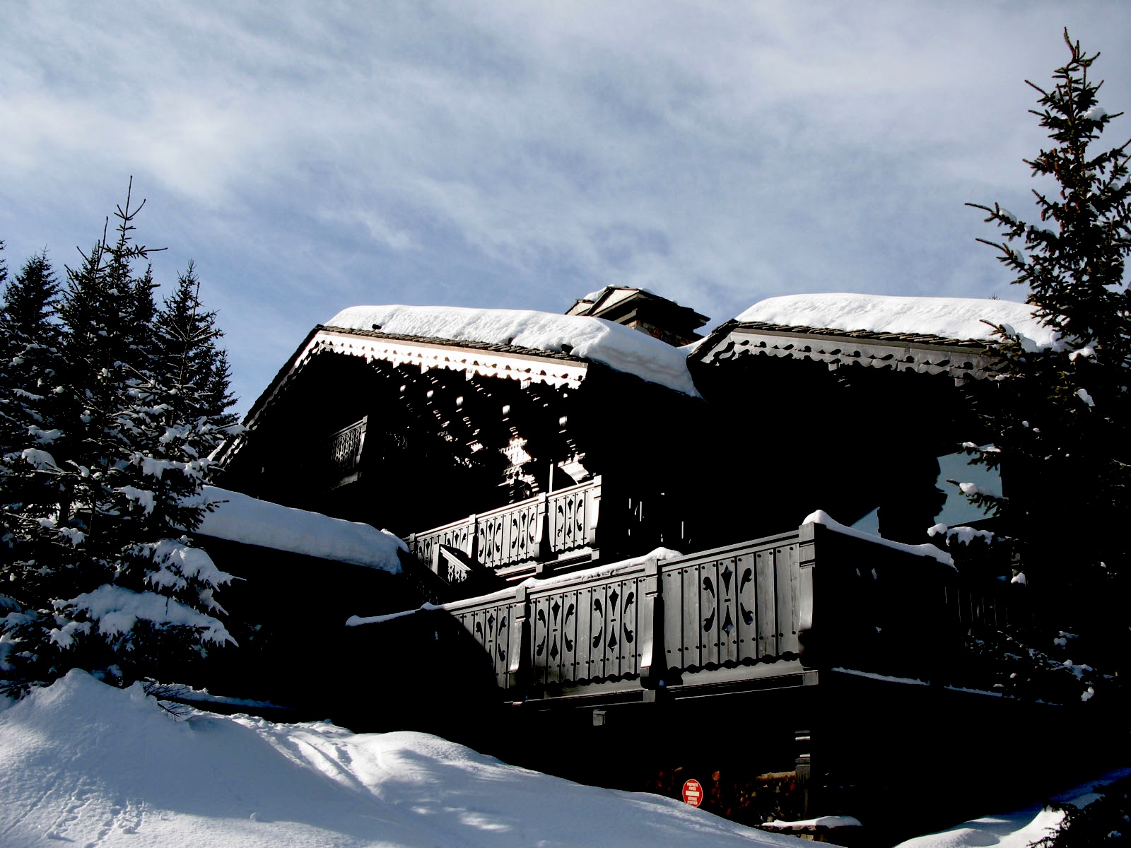 Wallpapers Constructions and architecture Cities - Towns Courchevel sous la neige