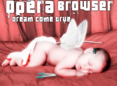 Fonds d'cran Informatique opera -Dream come true - Red .