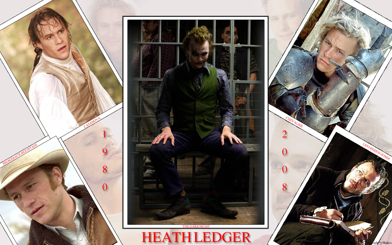 Wallpapers Celebrities Men Heath Ledger Hommage a Heath Ledger