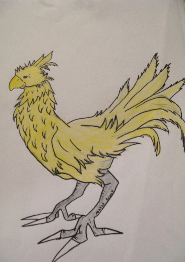 Fonds d'cran Art - Crayon Jeux Vido Le Chocobo