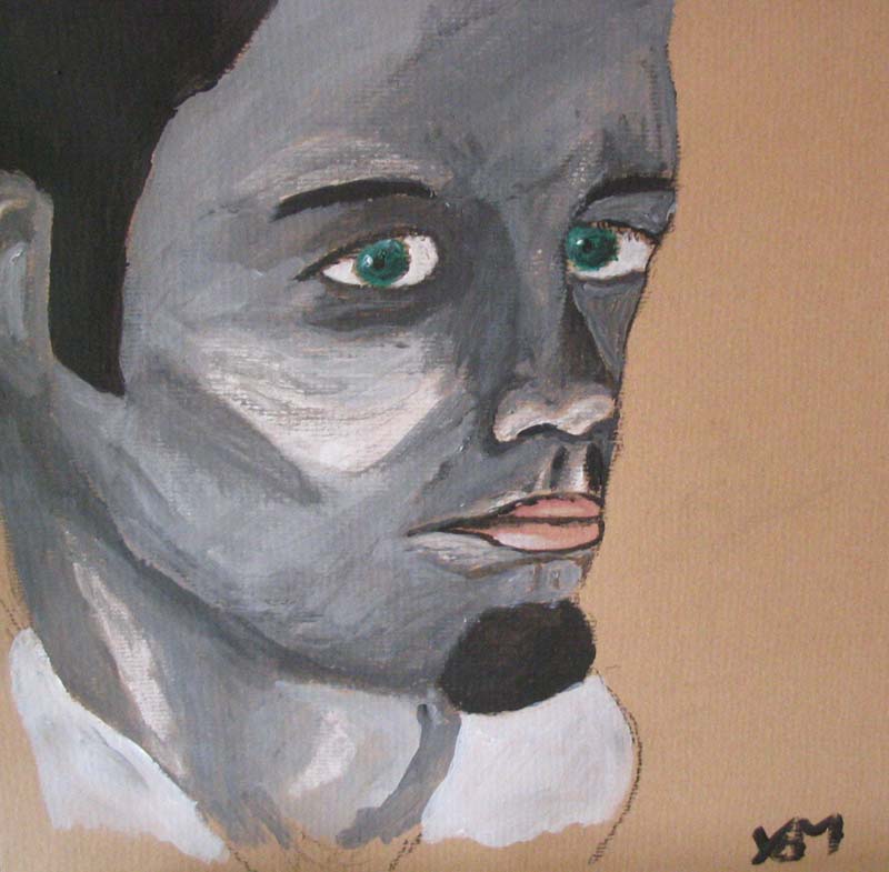 Fonds d'cran Art - Peinture Portraits - Visages autoportrait