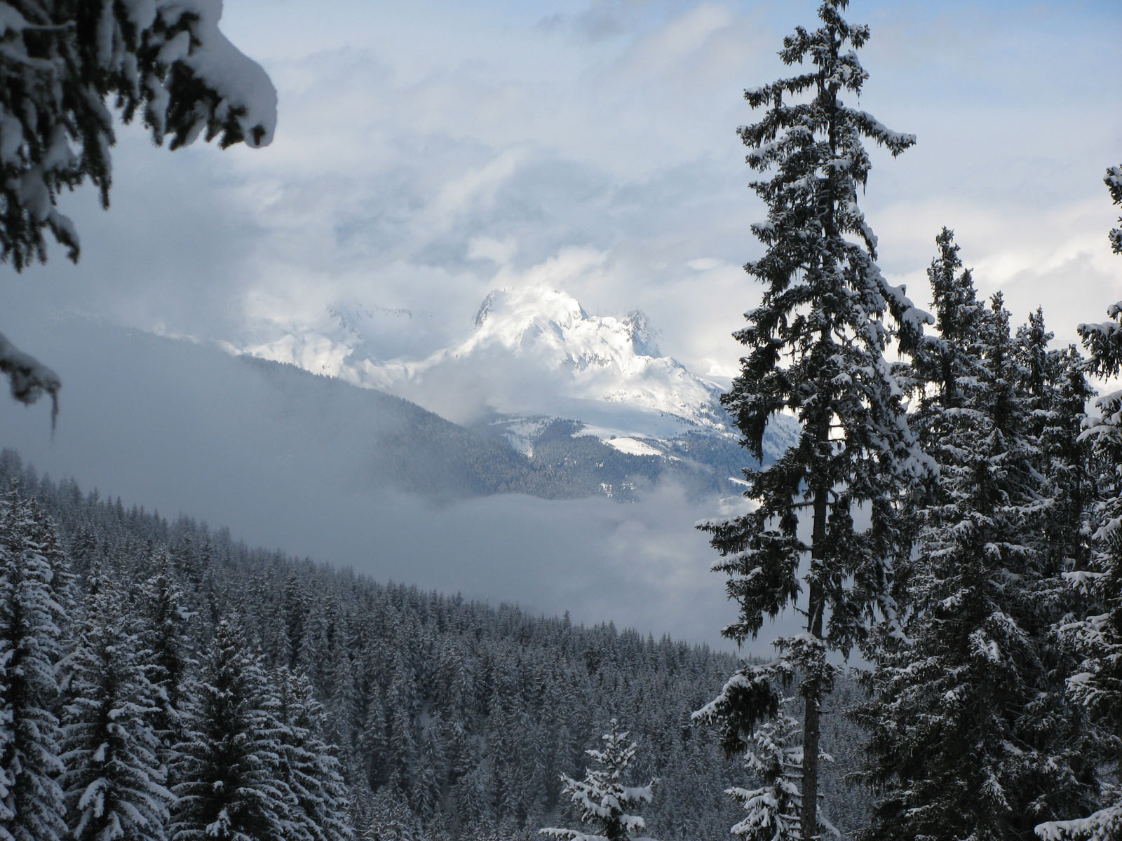 Wallpapers Nature Mountains Courchevel sous la neige