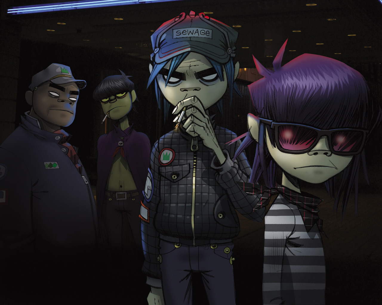 Fonds d'cran Musique Gorillaz 