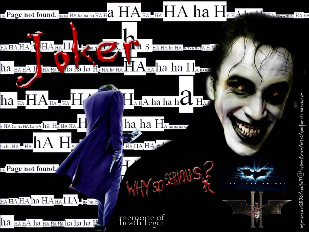 Wallpapers Movies Batman - The Dark Knight Joker....memorie of heath leger