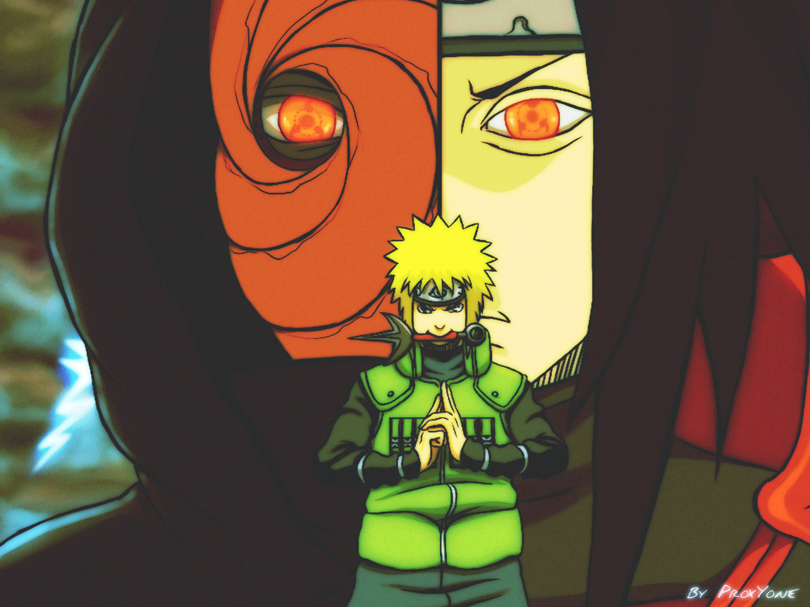 Wallpapers Manga Naruto Madara And Minato